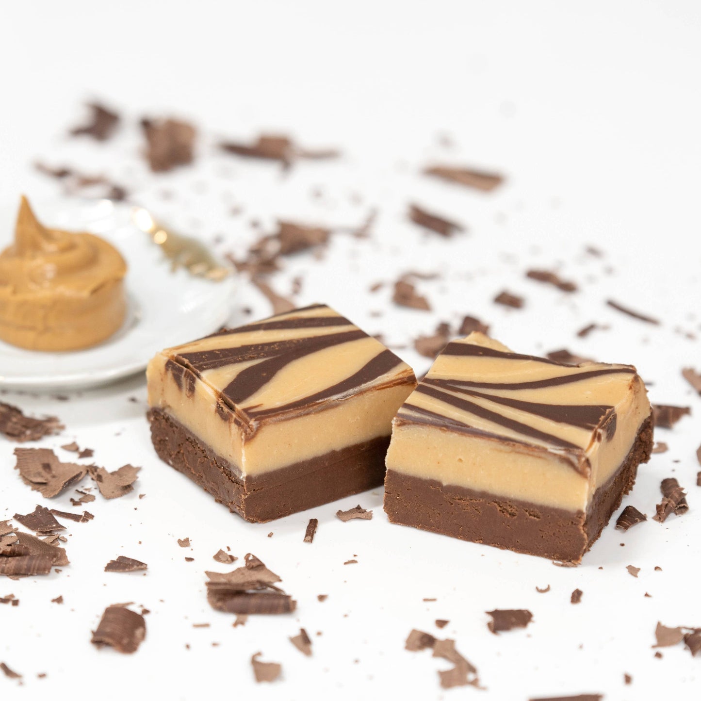 Peanut Butter Chocolate Swirl Fudge