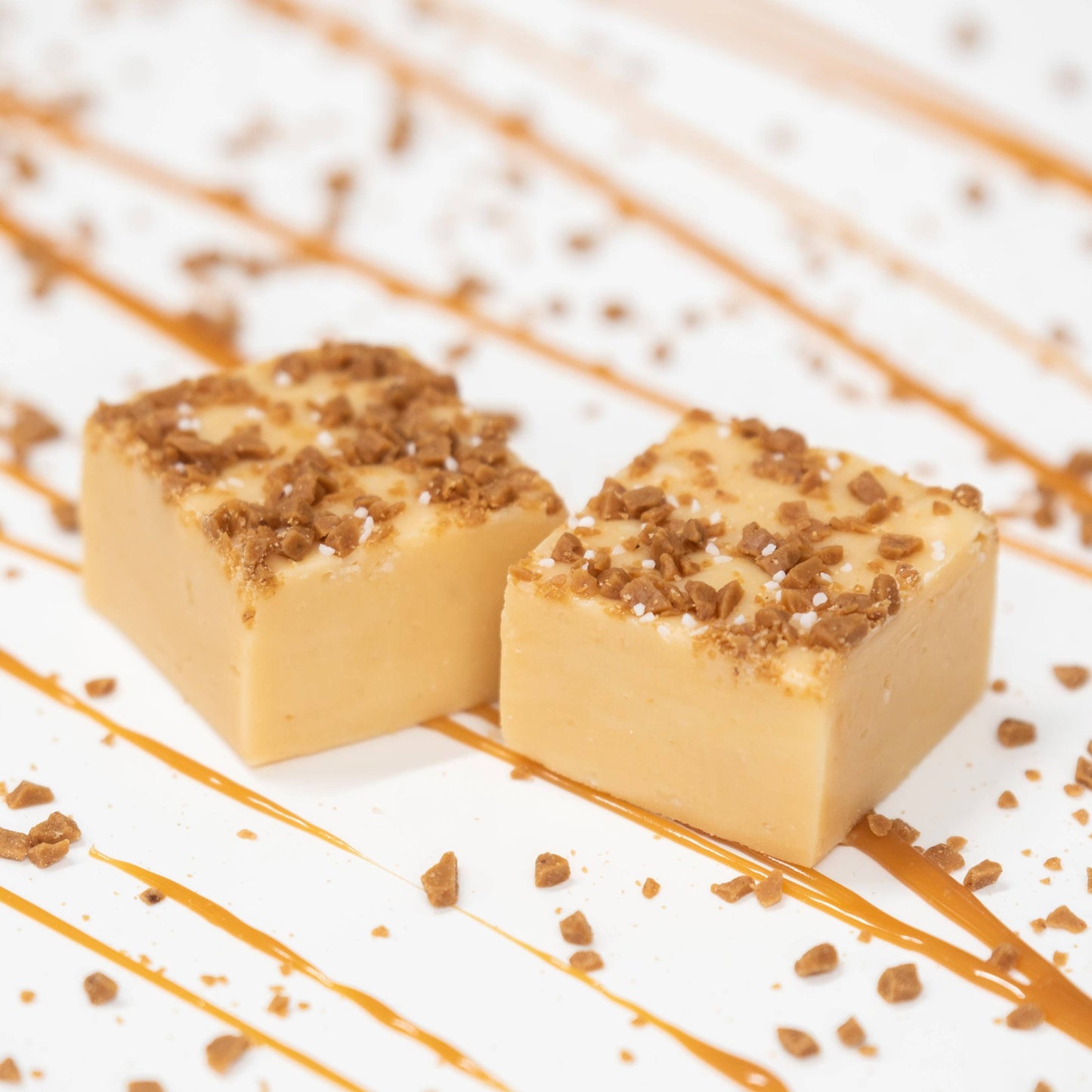 Salted Caramel Toffee Fudge