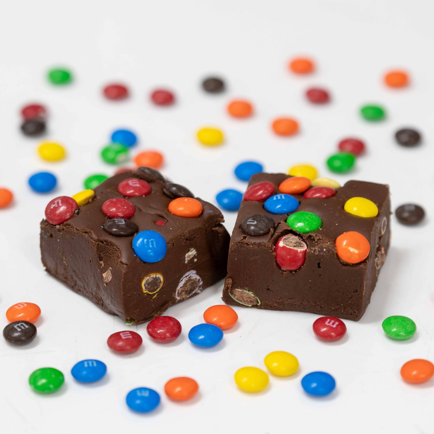 Chocolate M&M Fudge