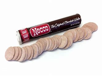 Chocolate Necco Wafer Rolls