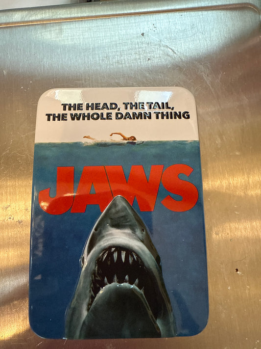 Jaws sour cherry shark tooth candy