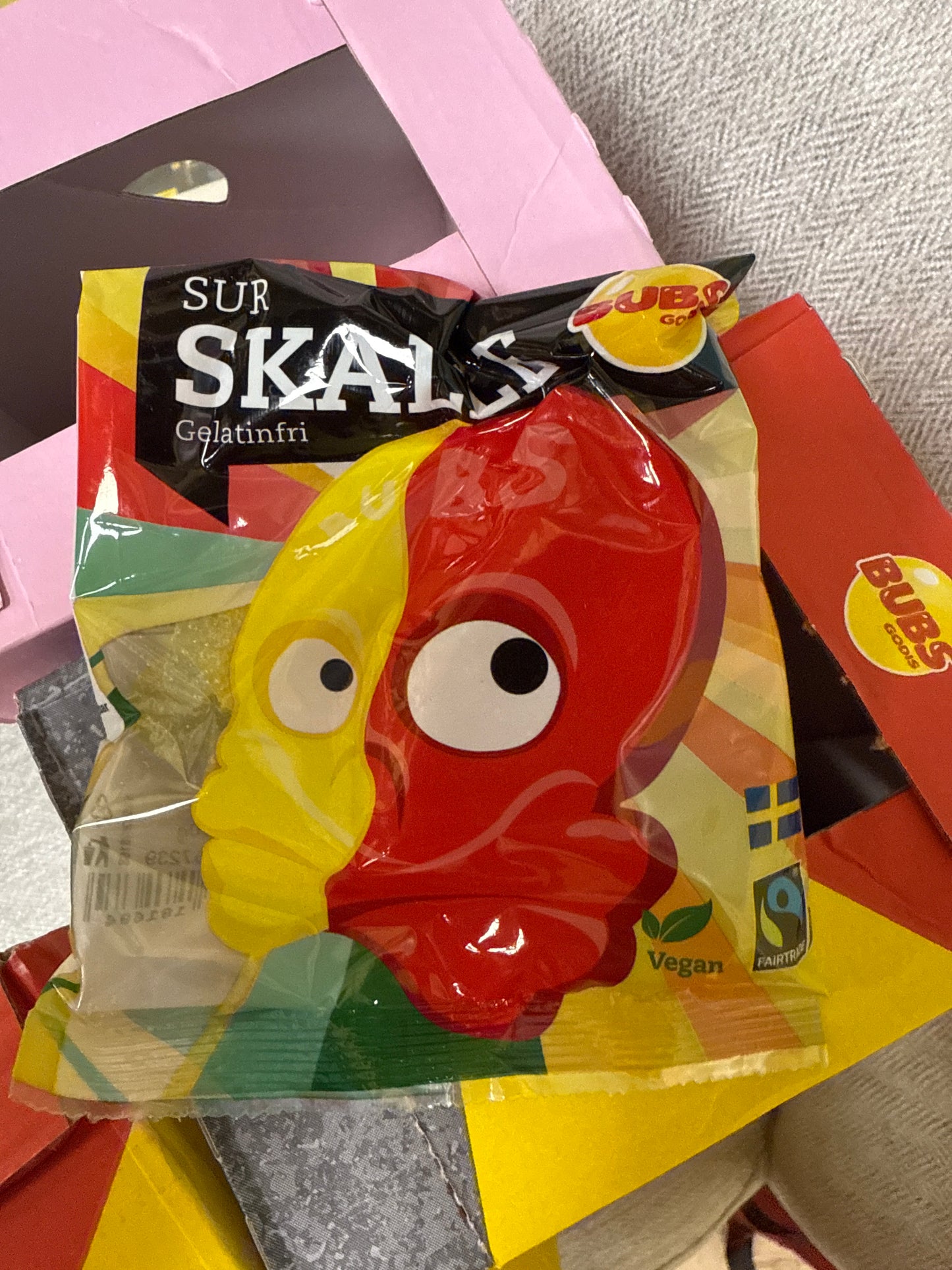 Bubs individual bags sour citrus