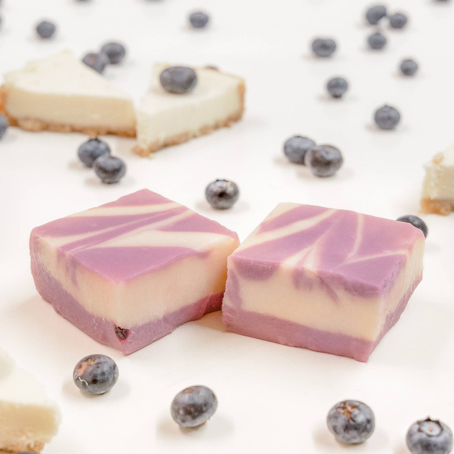 Blueberry Cheesecake Fudge