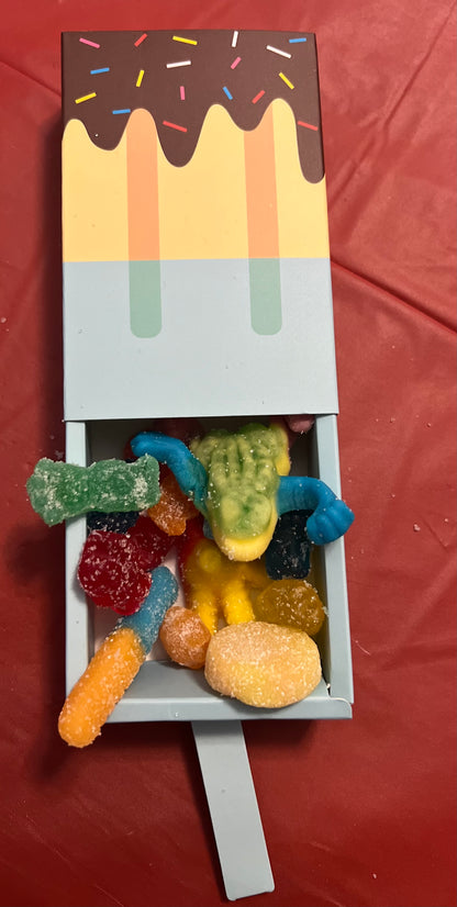 Blue Popsicle Gift Box ( candy not included)