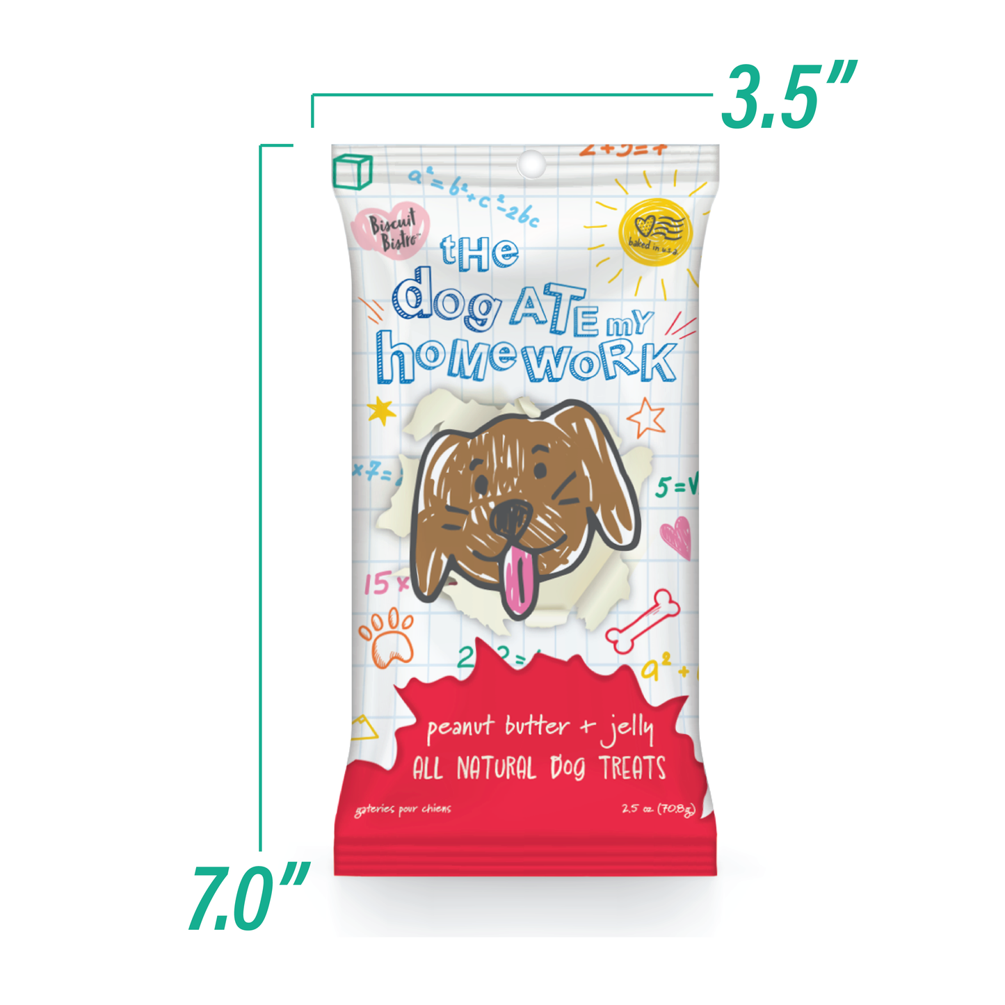 Snack Pack - The Dog Ate My Homework - PB & Jelly - 2.5 oz