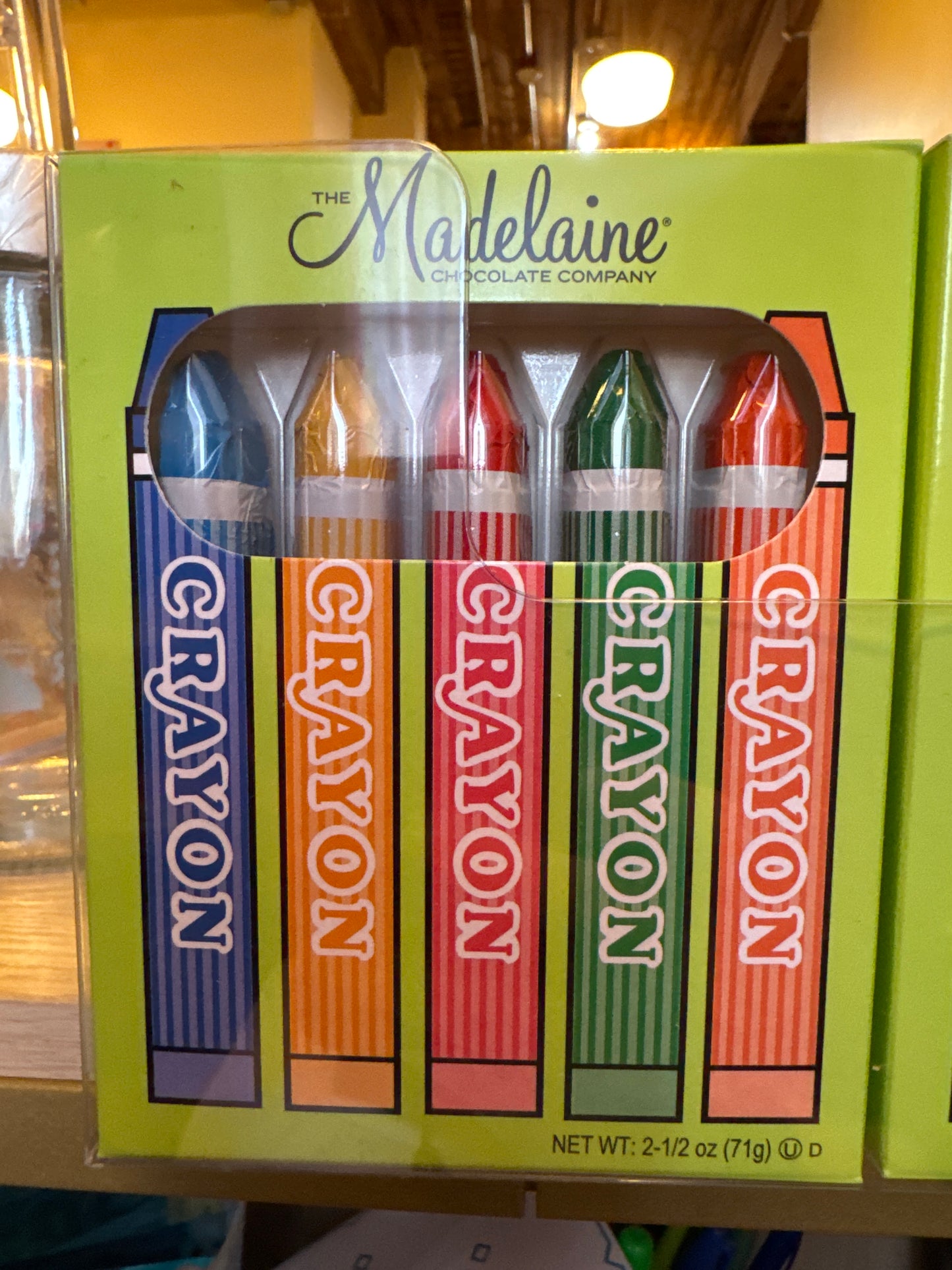 Chocolate crayons