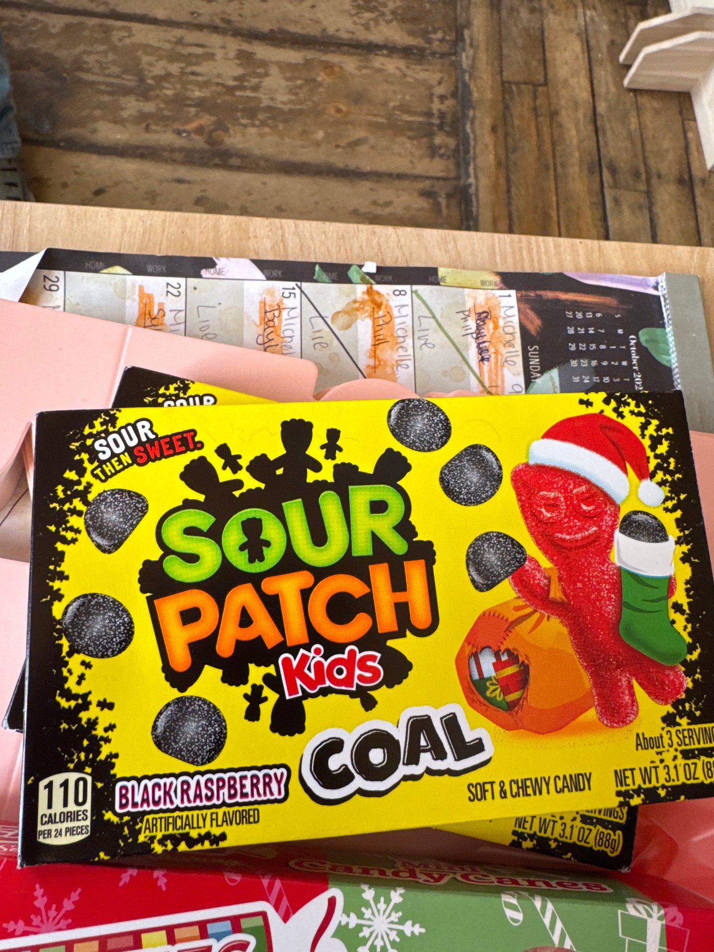 Sour patch coal