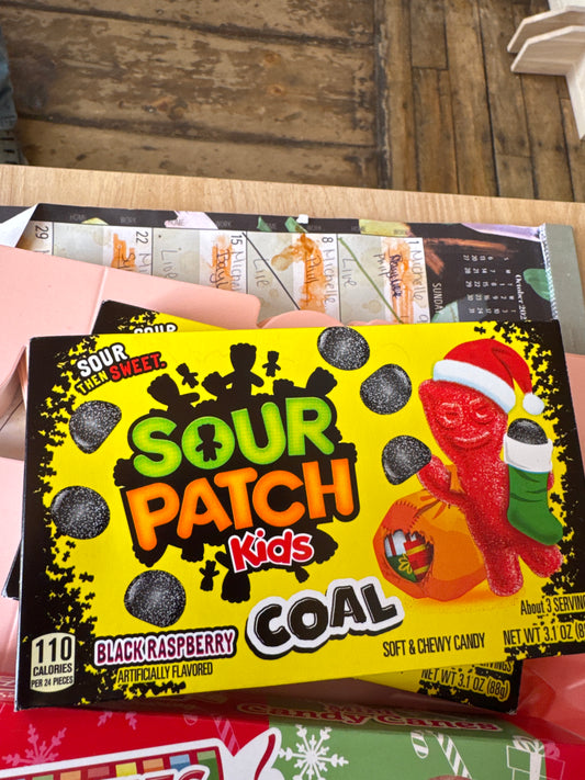 Sour patch coal