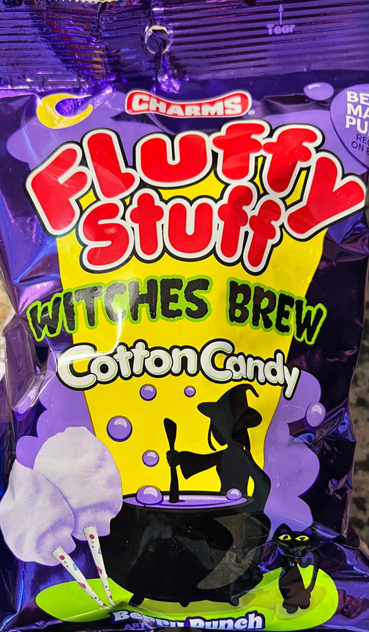 Witches brew cotton candy