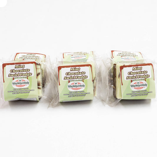 Mint Chocolate Swirl Fudge