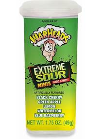 Warheads Extreme Sour Hard Candy Minis 1 piece each