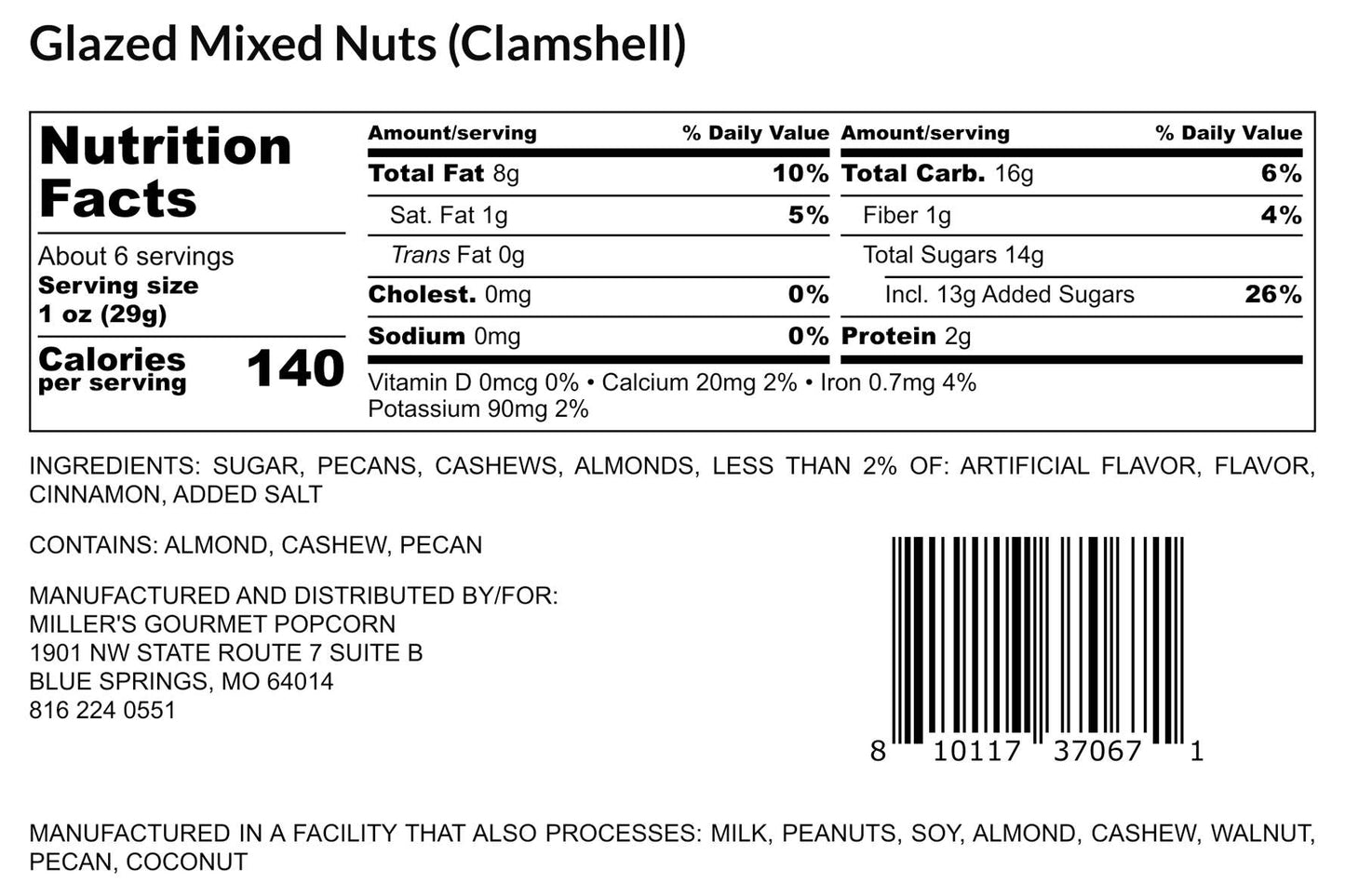 Glazed Mixed Nuts