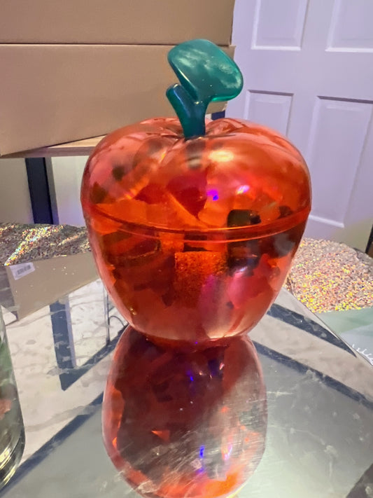 Apple with 1/2 pound gummy mix