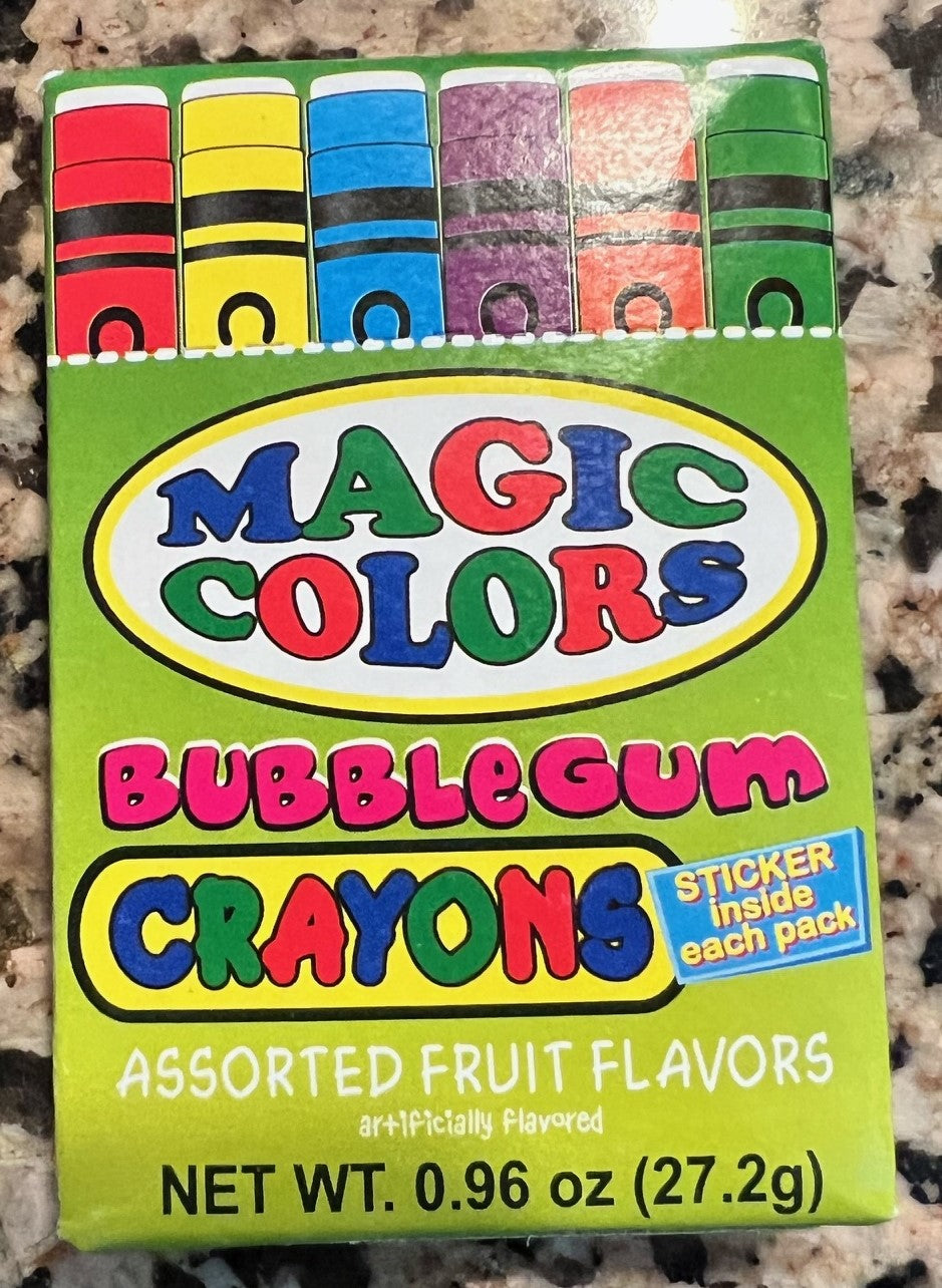 Bubble Gum Crayons