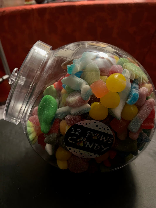 Candy Jar filled with 3 pounds of pick and mix