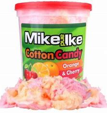 Mike and Ike Orange and Cherry Cotton Candy