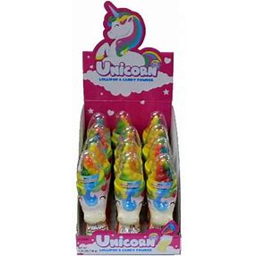 Unicorn Lollipop and Candy Powder